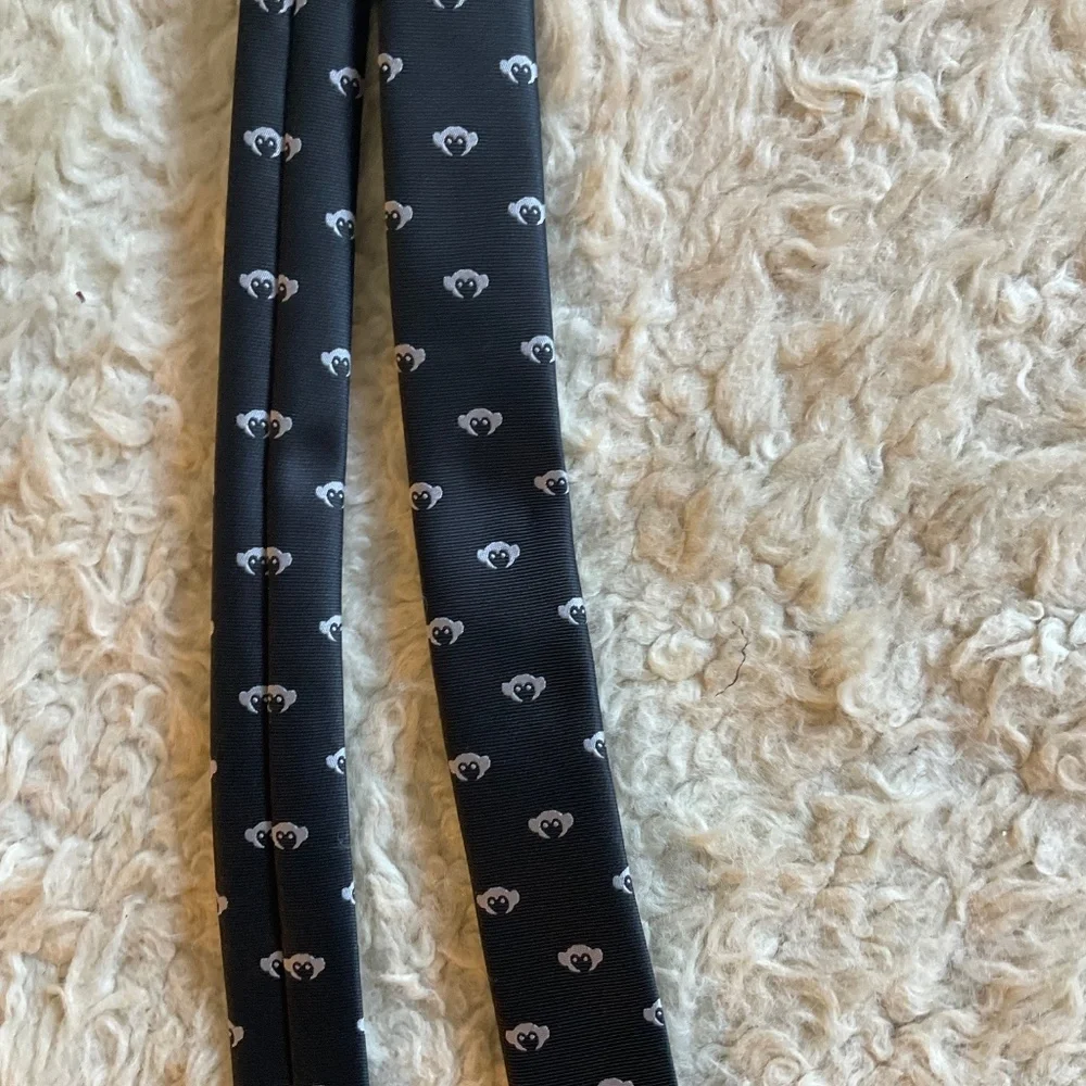 APPAMAN LOGO TIE BLACK